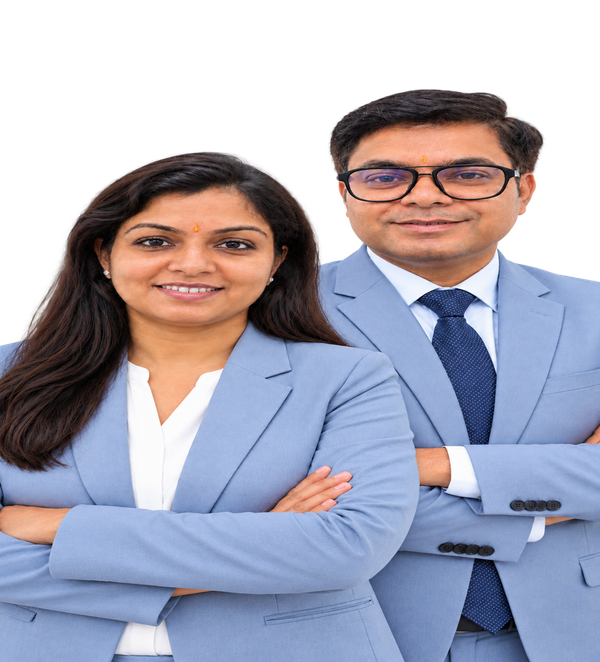 Dr. Vinod Naraniwal and Dr. Sonam Naraniwal physiotherapists at Shreenath Physiotherapy Clinic Bhilwara